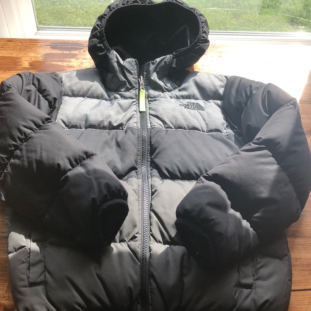 Reversible Boy North Face 550 Jacket